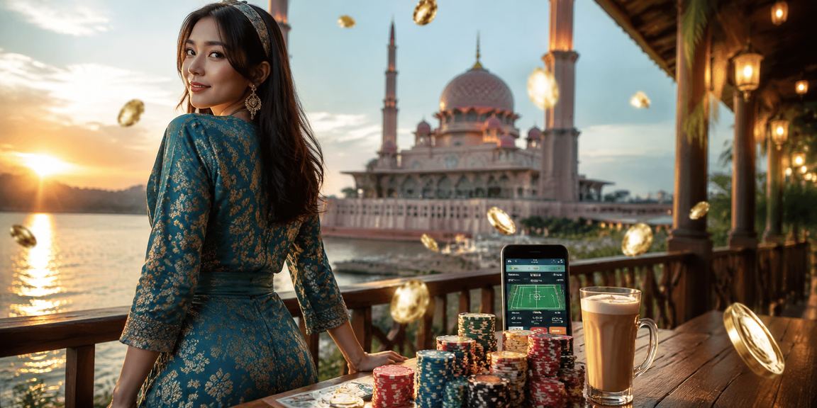 Pemain mengakses kasino langsung 27b melalui telefon di Putrajaya